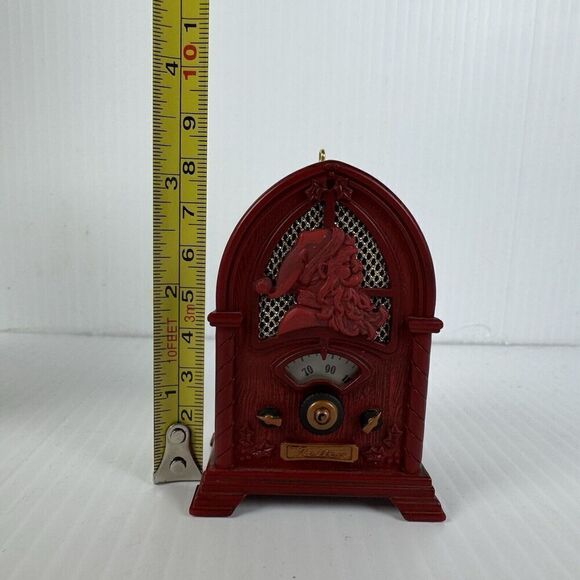 Hallmark Keepsake A Christmas Broadcast Ornament Magic Sound Music & Light Radio - Picture 6 of 9